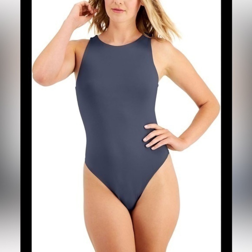 Alfani high neck thong bodysuit